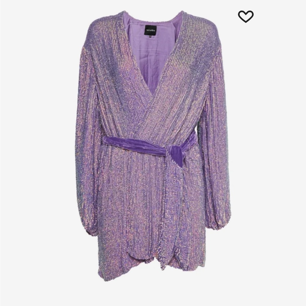 RETROFETE Vibrant Purple Dress